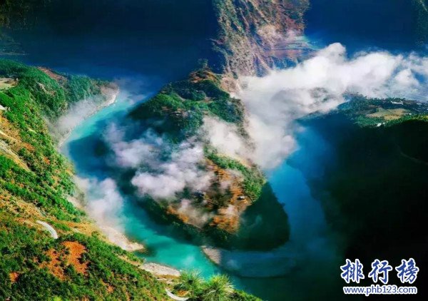 中国十大河流排行榜,长江是中国第一长河全长6403千米（世界第三）