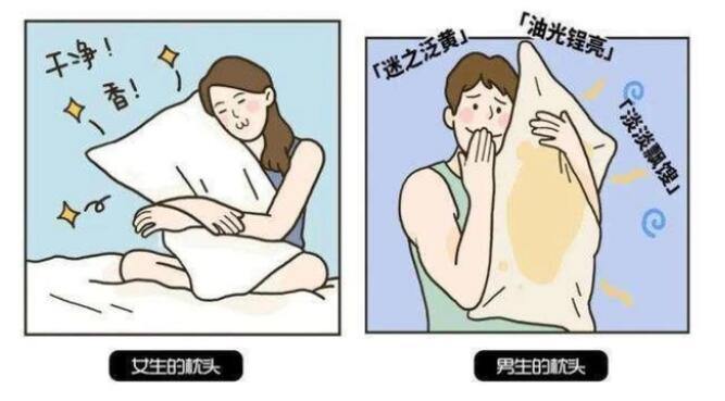 为什么男生的内裤那么容易变黄？为什么男生的枕头也容易变黄？