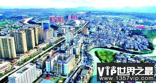 中国县城离得最近的两个县