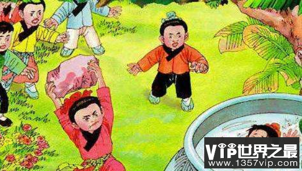 司马光砸缸的故事：机智少年，砸缸救出同伴(图5)