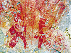 距今一万年前的贵州贞丰红岩壁画