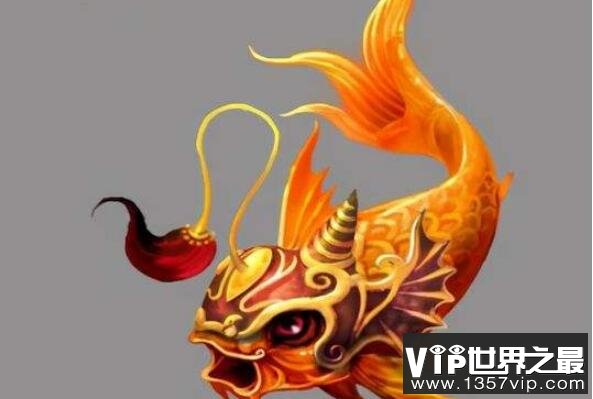 神话中十大神鱼 赢鱼上榜，第二是鱼和龙的结合体（1357vip.com）
