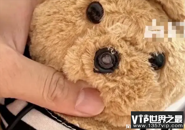 网友套圈套中了玩偶娃娃 意外发现藏有摄像头(还未通电)