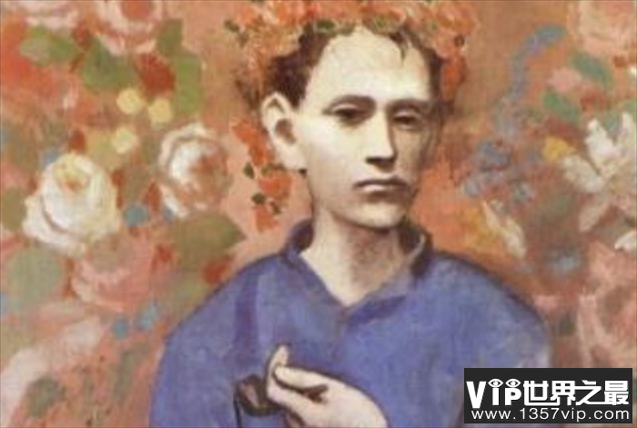 世界上最美的画 拿烟斗的男孩(作者毕加索)