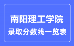 2023年高考多少分能上南阳理工学院？附各省录取分数线