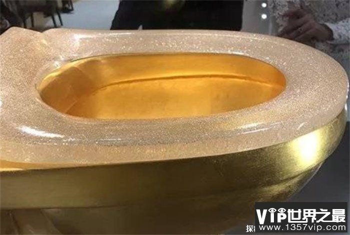 世界上最贵的马桶 纽约博物馆收藏的黄金马桶(达250万美元)