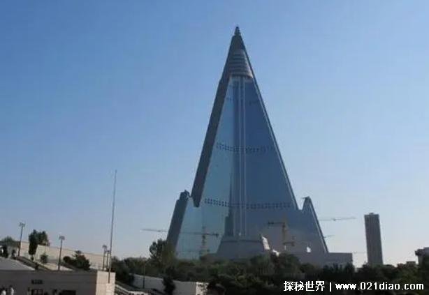 世界上最大的烂尾楼 朝鲜平壤的柳京饭店(于1987年动工)