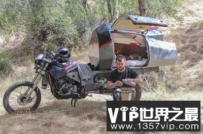 世界上最小的房车，摩托车上的房车你见过吗？