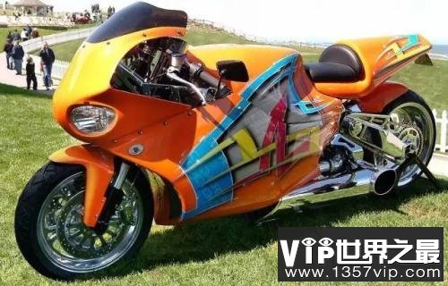 世界上最快的摩托车，道奇战斧时速676公里(远超高铁)