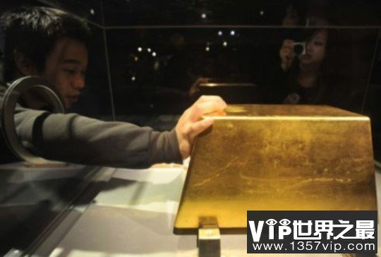 世界上最大的金砖，重达440斤的超大金砖