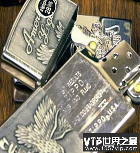 世界最贵打火机， Zippo排行第五。